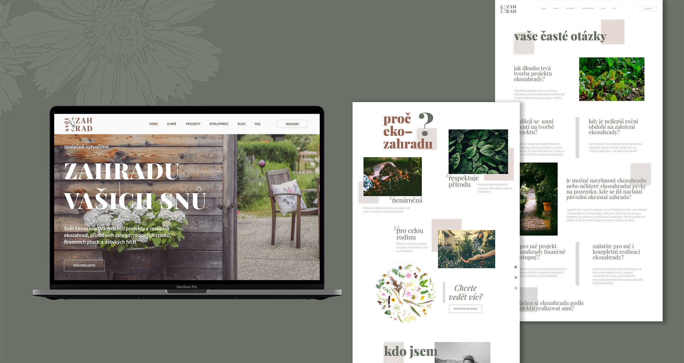 Design webu pro Svět ekozahrad